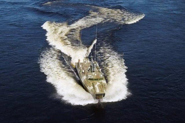 俄罗斯两艘新型高速巡逻艇服役，用于在近海执行巡逻任务