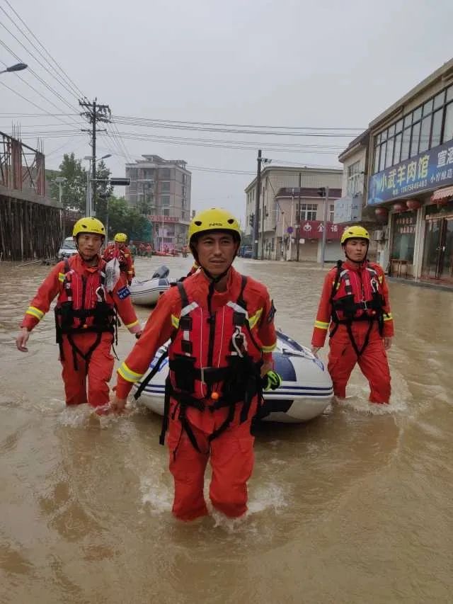 安徽洪水线，宁夏消防队员站出来了！