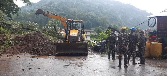 尼泊尔有8名建筑工人死于山体滑坡