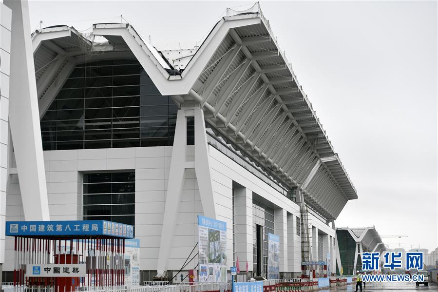 天津国家会展中心一期工程主体结构建设竣工