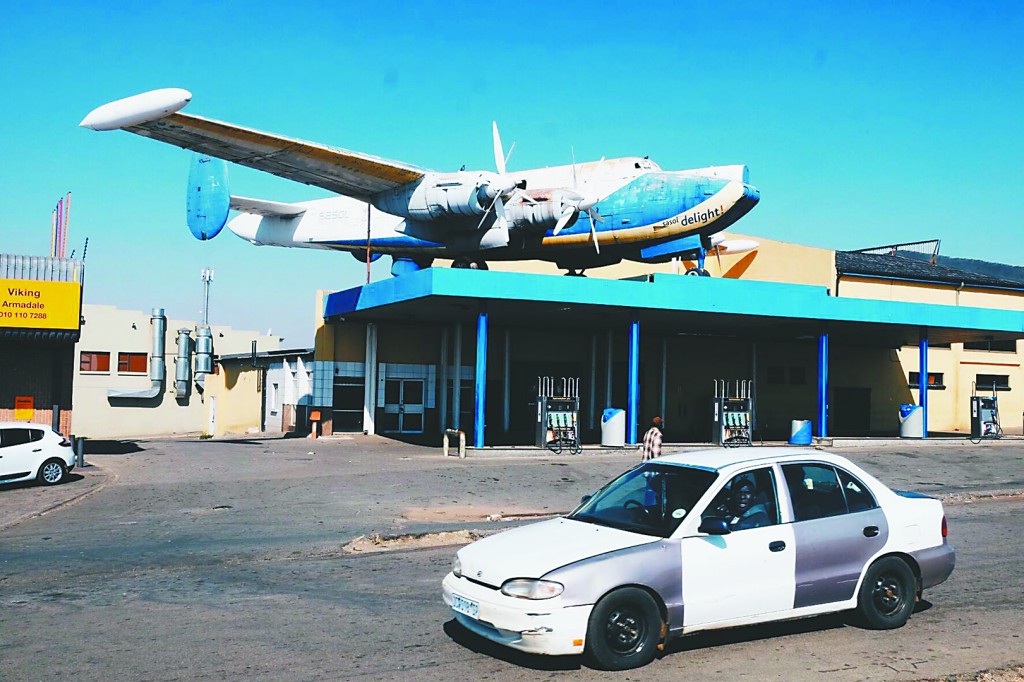 南非索韦托有一架有故事的飞机。