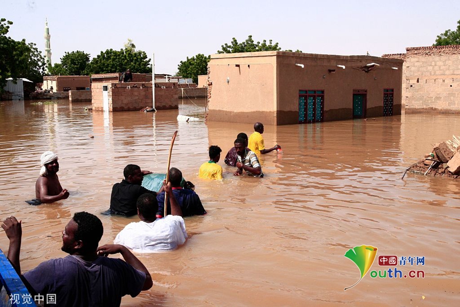 苏丹宣布由于洪灾进入为期3个月紧急状态