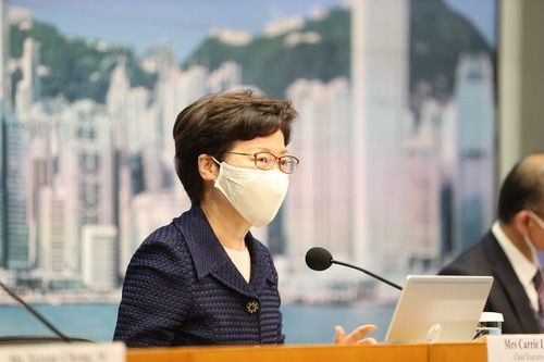 林郑月娥：香港第3波新冠肺炎疫情已得到控制