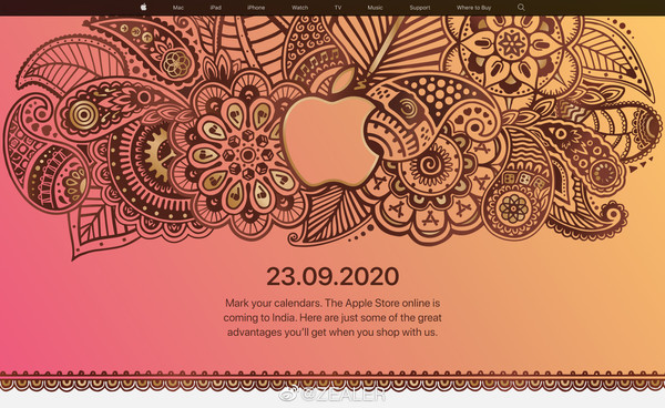 Apple Store印度在线商店快开店了！9月23日营业