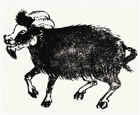 西夏《山羊图》与瓷羝羊背景