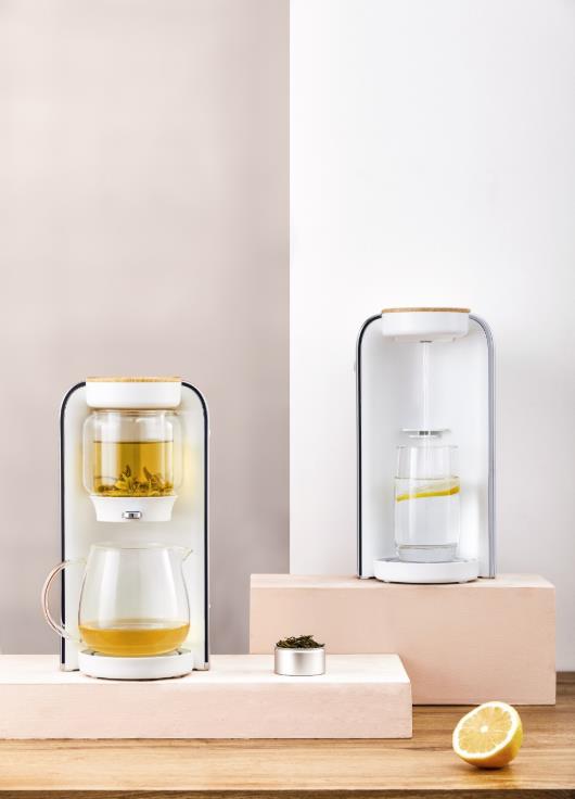 即热饮水机+智能泡茶机，私人定制水吧--鸣盏即热茶饮机