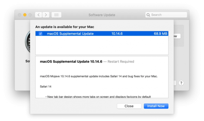 苹果发布MacOS Mojave 10.14.6