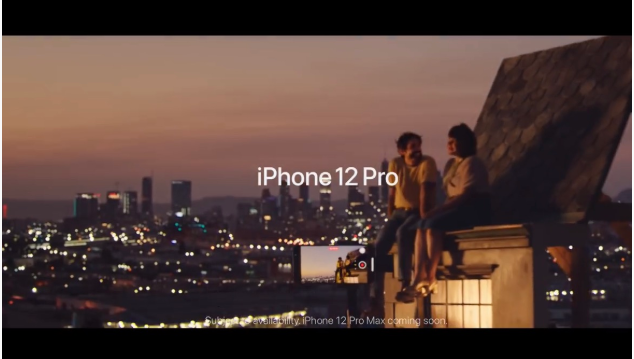 苹果公司发布iPhone12Pro广告电影：让我们一起制作电影吧