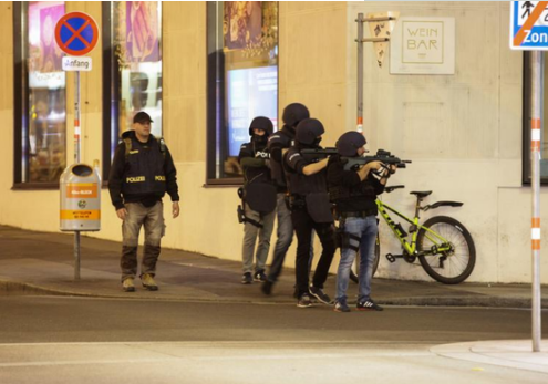 维也纳市长：恐怖袭击已造成2人死亡，15人受伤，其中1名嫌疑人死亡