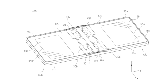 華為新推出的折疊屏幕手機專利外觀設計與翻蓋機類似