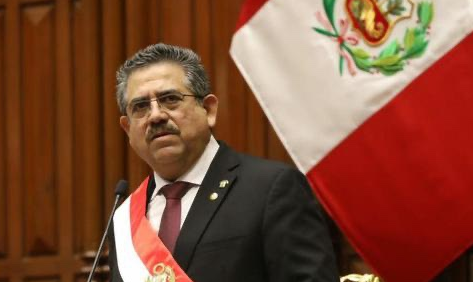 秘鲁总统梅里诺上任未满一周辞职 ，前总统时刻重视局势