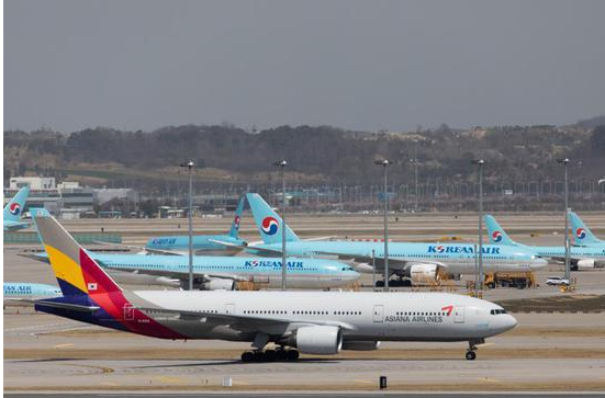 韩国最大的两家航空公司将在疫情的影响下合并