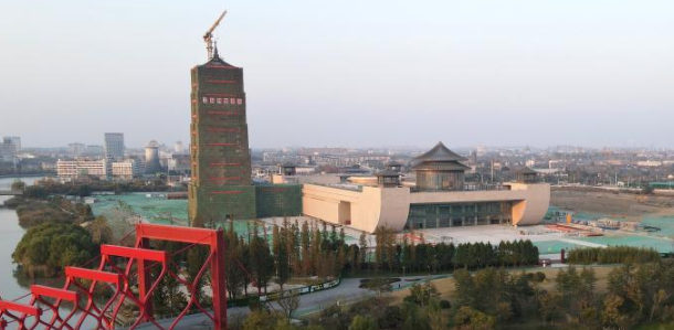 中国大运河博物馆主体建成 ，像一艘即将扬帆的航船