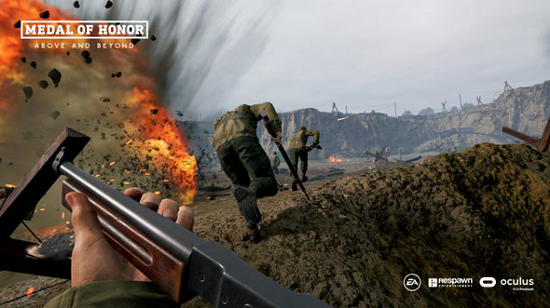 VR射击游戏《荣誉勋章：超越巅峰》将带来2战的真实体验
