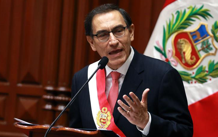 四年内第4位总统， 萨加斯蒂宣誓就任秘鲁总统