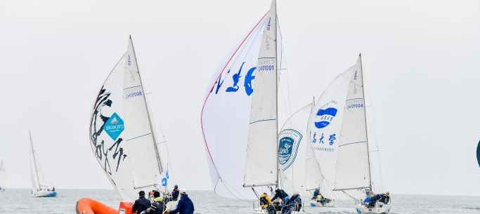 今年“一带一路”国际帆船赛青岛队拿下冠军