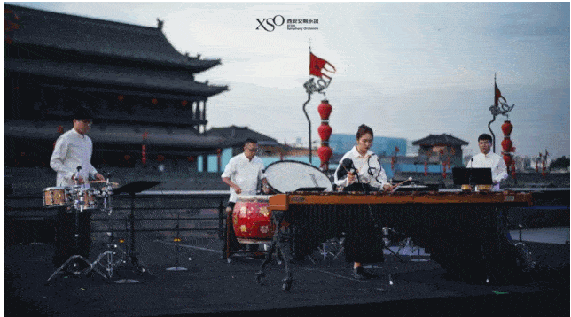 长安-唐诗交响乐朗诵"音乐会开幕西安国际音乐节