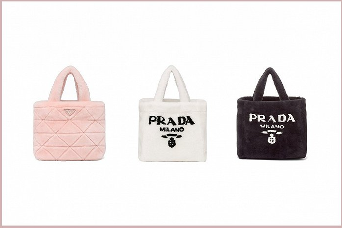 Prada的新长毛绒手袋系列即将上市