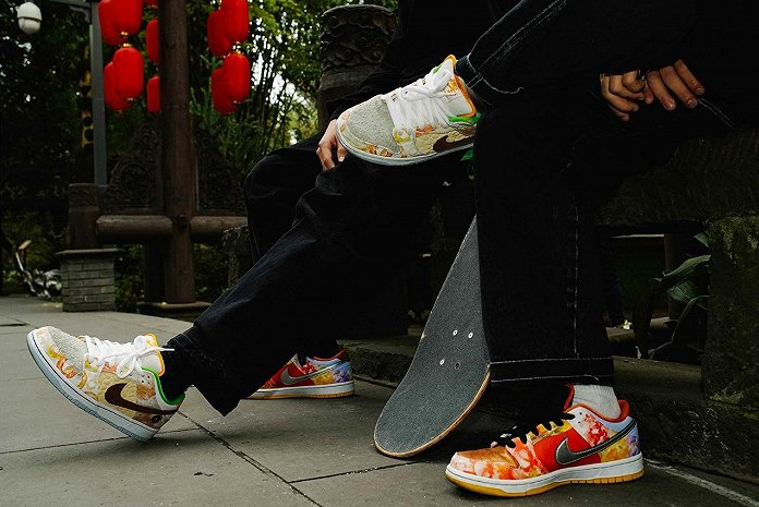 NikeSB推出受中国美食启发的街头小贩鞋