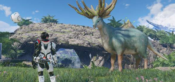 《梦幻之星OL2：新起源》新截图 雄壮驯鹿，很有故事感