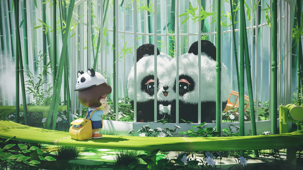 悟酱PENTA JAM联合TOYCITY平台发布DULULU熊猫限定数字证书