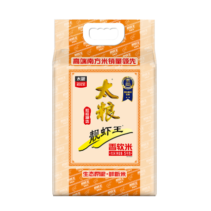太粮靓虾王香软米：软糯可口，香飘万里